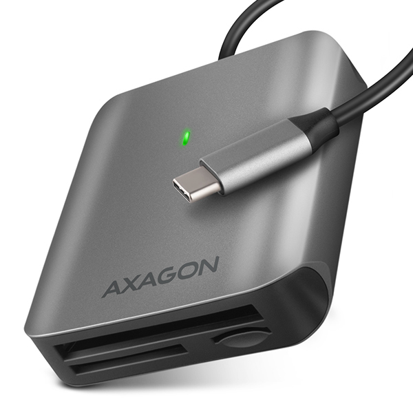 AXAGON CRE-S3C, USB-C 3.2 Gen 1 - SUPERSPEED čtečka karet 3-slot & lun