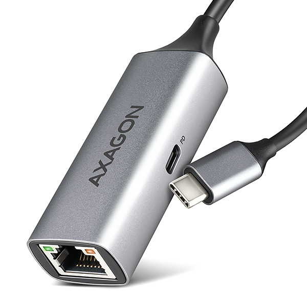 AXAGON ADE-TXPD, USB-C 3.2 Gen 1 - Gigabit Ethernet síťová karta, Asix