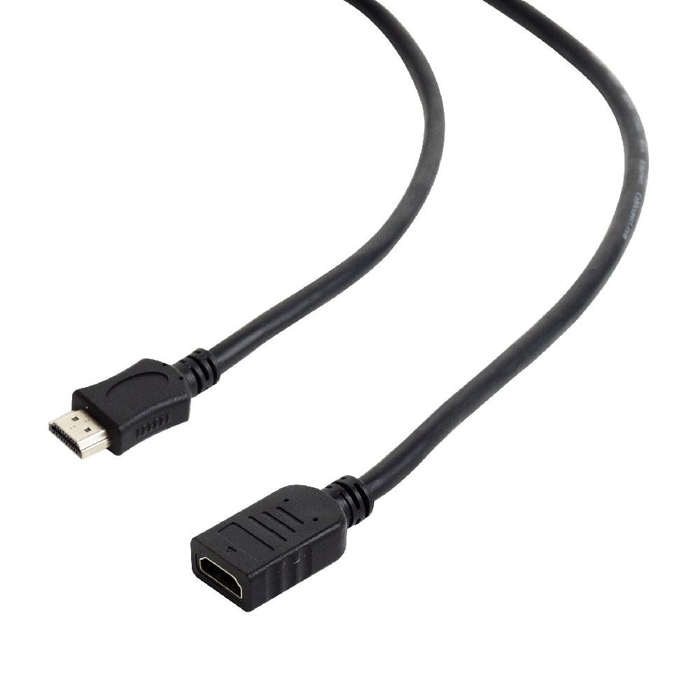 Kabel CABLEXPERT HDMI-HDMI 3m, 1.4, M/F stíněný, zlacené kontakty, pro