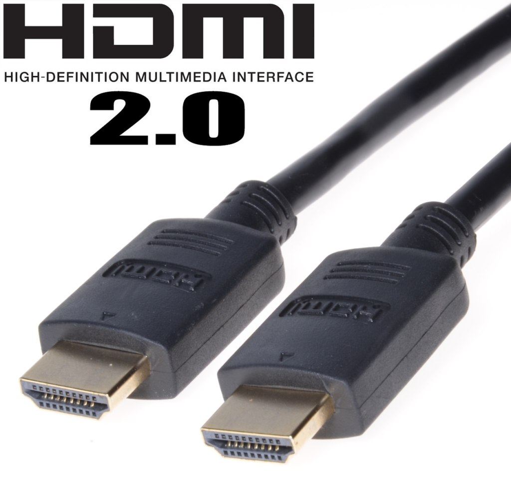 PremiumCord HDMI 2.0 High Speed+Ethernet, zlacené konk., 2m