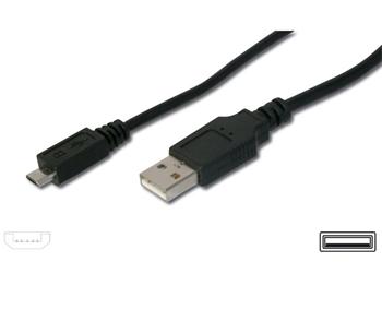 PremiumCord Kabel micro USB 2.0, A-B 0,75m kabel navržený pro rychlé