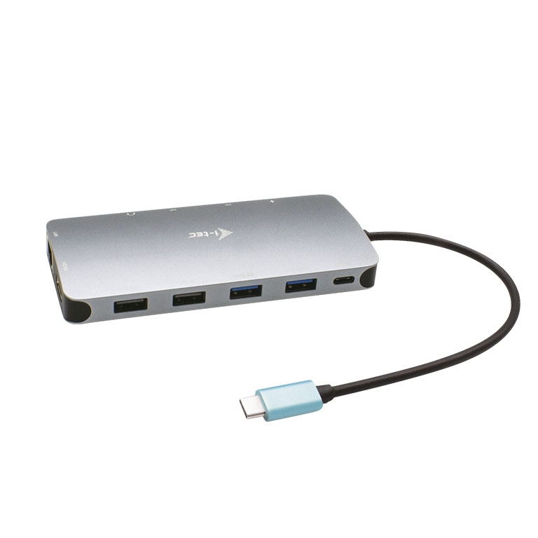 i-tec USB-C Metal Nano 3x Display Docking Station, Power Delivery 100