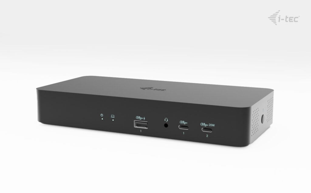 i-tec Universal Intelligent Dual Display Docking Station, Power Delive