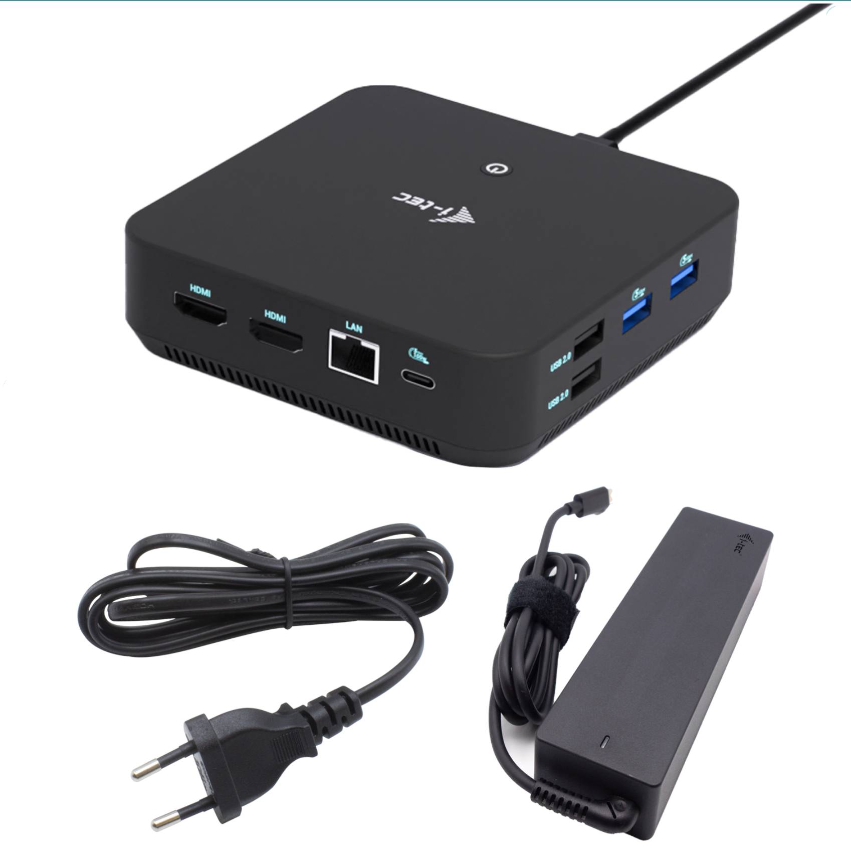 i-tec USB-C DP Dual HDMI Docking Station, Power Delivery 100W + i-tec