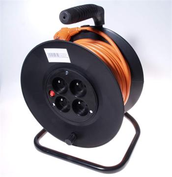 PremiumCord Prodlužovací kabel 230V 25m buben, průřez vodiče 3x1,5mm2