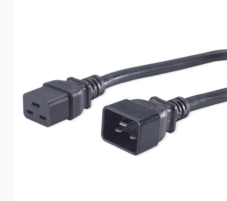 PremiumCord Kabel síťový prodlužovací 230V 16A 1,5m, konektory IEC 32