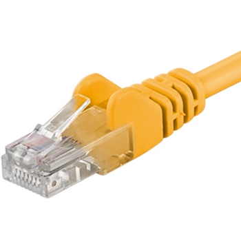 Patch kabel UTP RJ45-RJ45 level CAT6, 3m, žlutá