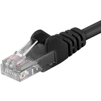 Patch kabel UTP RJ45-RJ45 level CAT6, 7m, černá