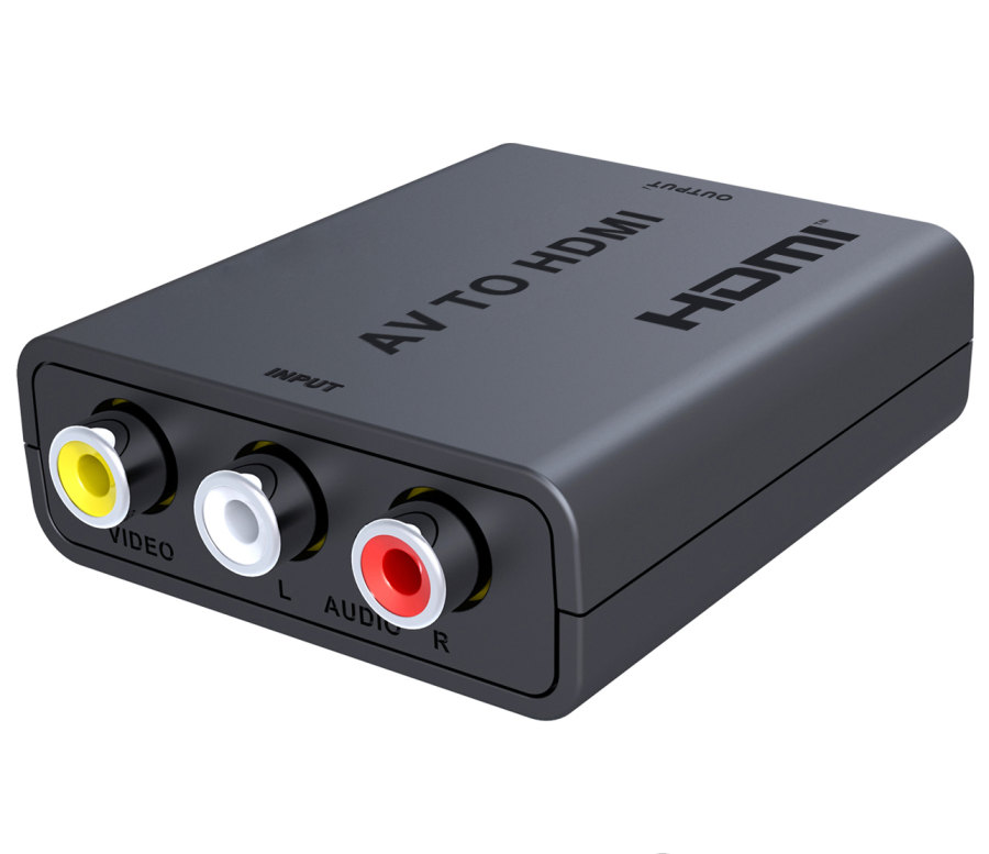 PremiumCord převodník AV kompozitního signálu a stereo zvuku na HDMI 1