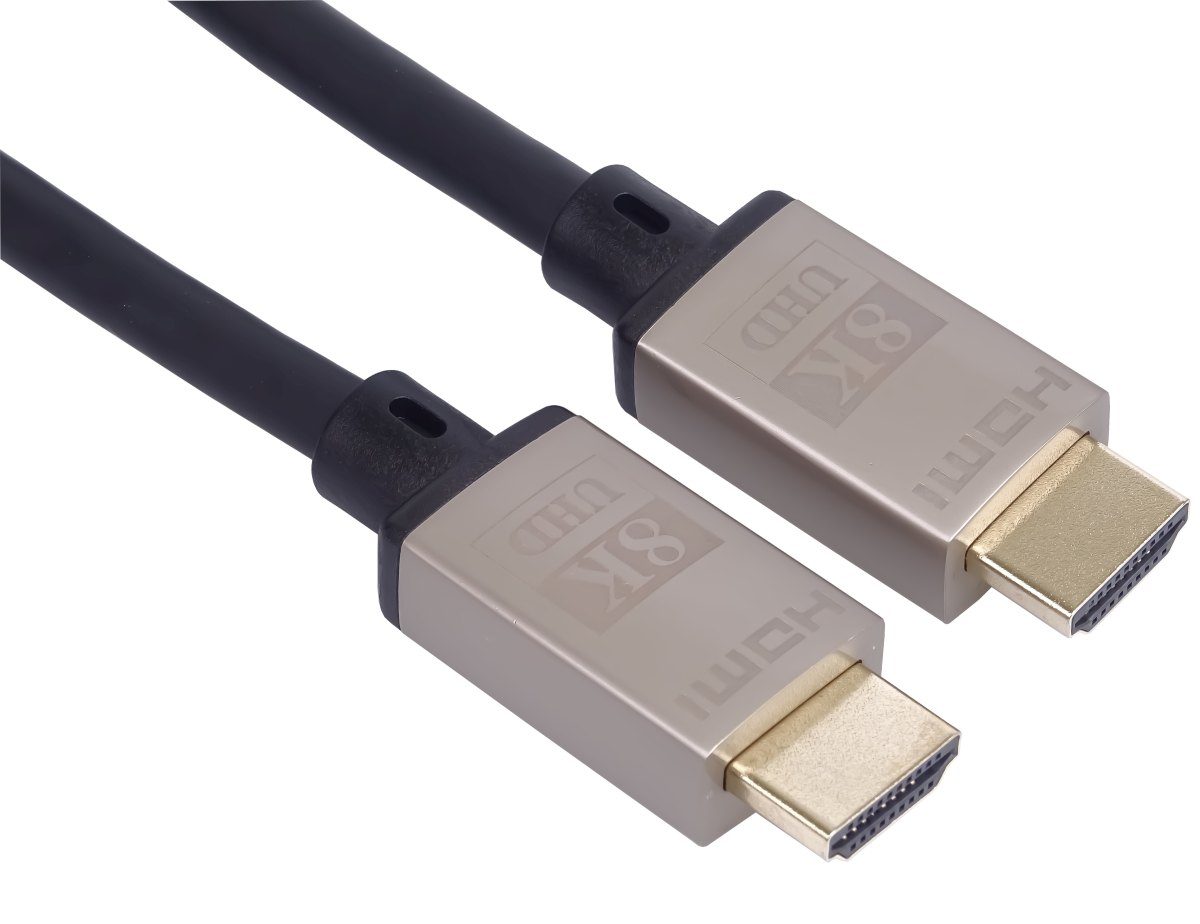 PremiumCord HDMI 2.1 High Speed + Ethernet kabel 8K@60Hz, zlacené 0,5m