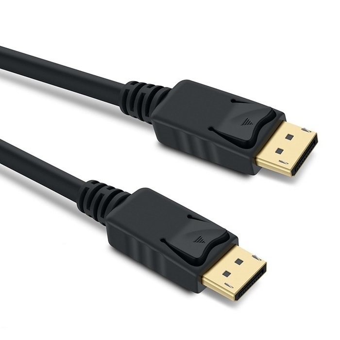 PremiumCord DisplayPort 1.4 přípojný kabel M/M, zlacené konektory, 1,5