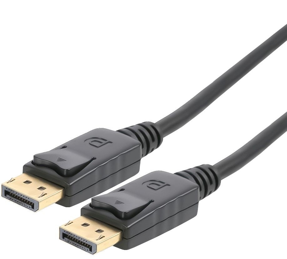 PremiumCord DisplayPort 2.0 přípojný kabel M/M, zlacené konektory, 1,5