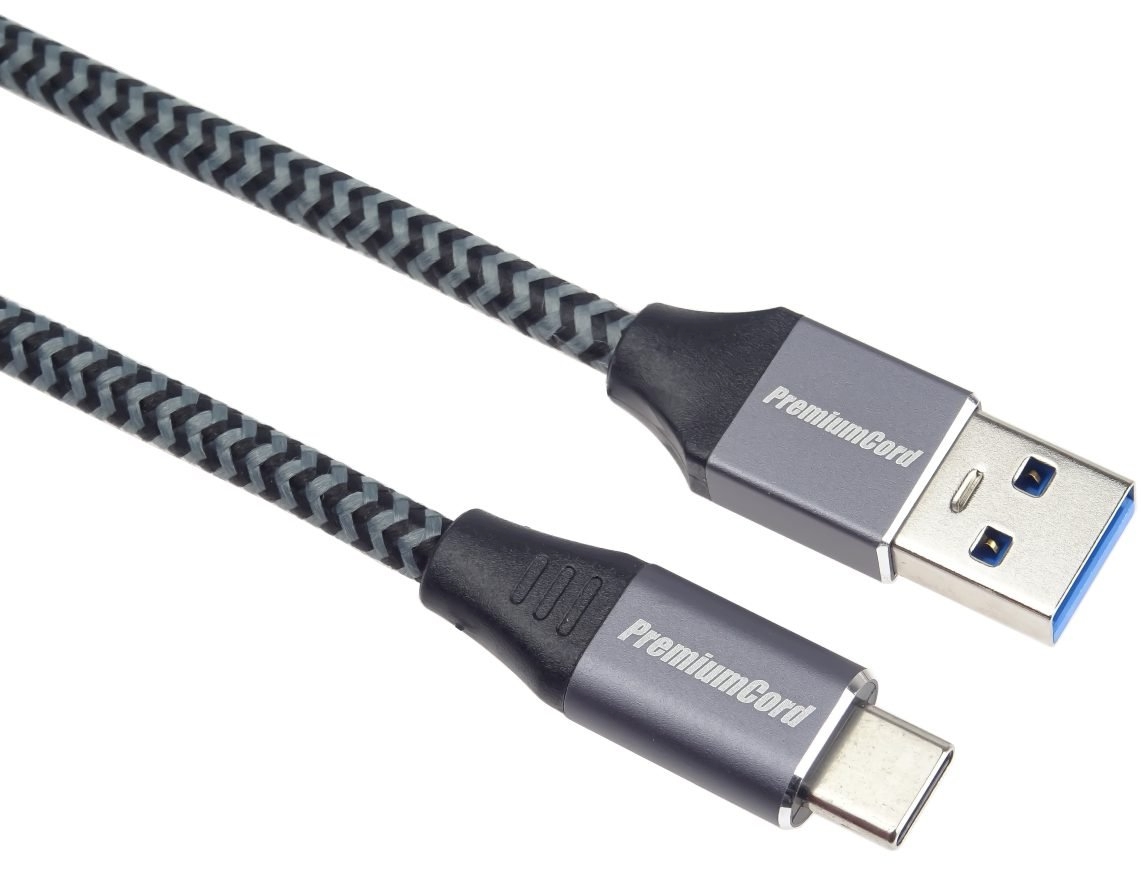 PremiumCord kabel USB-C - USB 3.0 A (USB 3.1 generation 1, 3A, 5Gbit/s
