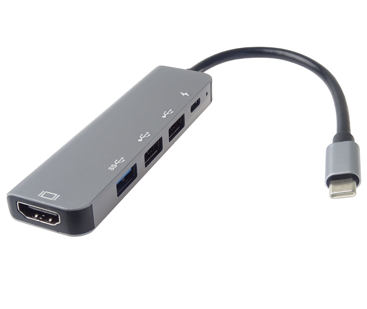 PremiumCord USB-C na HDMI + USB3.0 + 2x USB2.0 + PD(power delivery) ad