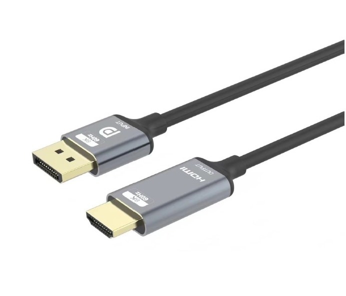 PremiumCord DisplayPort 1.4 na HDMI2.1 kabel pro rozlišení 8K@60Hz,4K@
