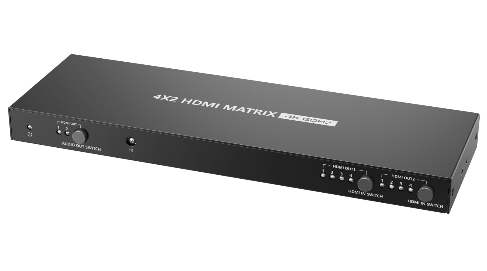 PremiumCord HDMI matrix switch 4:2, UHD 4Kx2K HDR