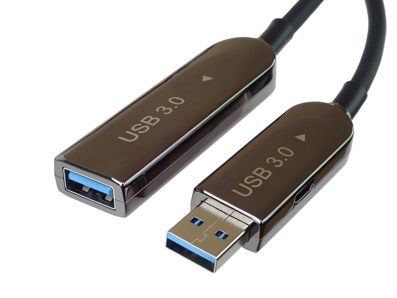 PremiumCord USB 3.0 + 2.0 AOC kabel A/M - A/F 30m