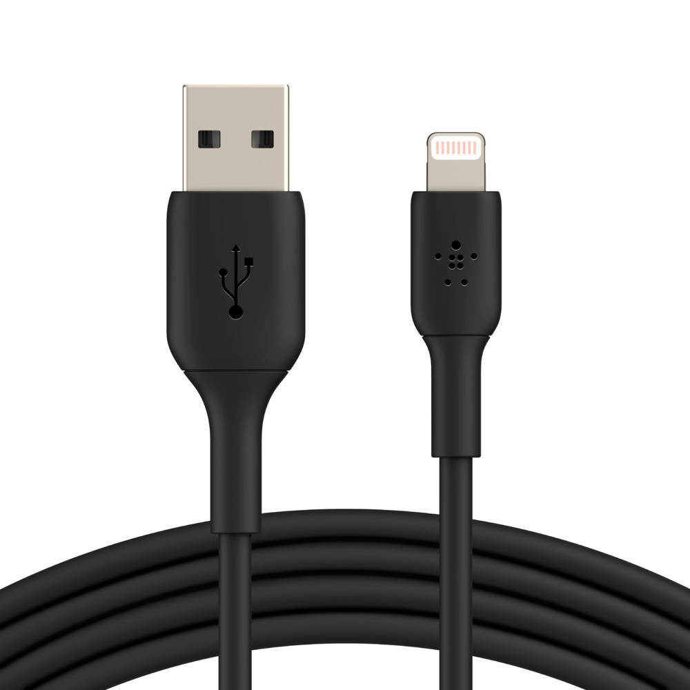 Kábel USB-A - Lightning, BELKIN, 1m, černý