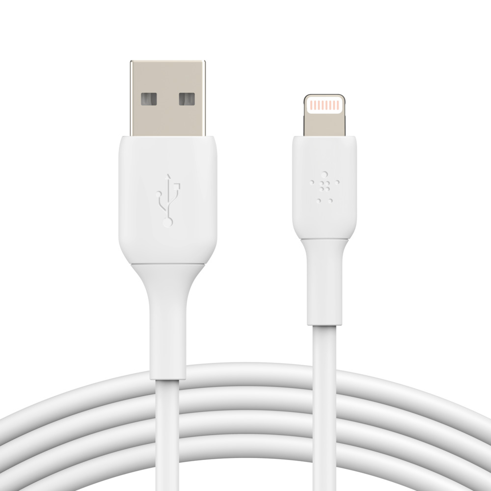 Kábel USB-A - Lightning, BELKIN, 1m, biely