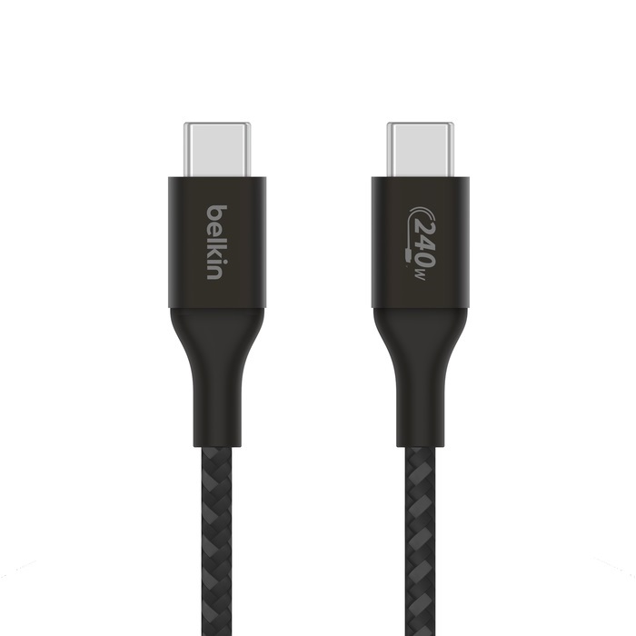 Belkin Boost charge USB-C kabel 240W, 1m, černý