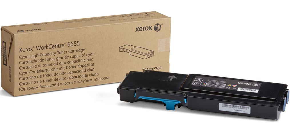 Xerox tonerová kazeta pro WC 6655, 7 500 s. Cyan