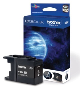 Brother LC-1280XLBk (ink. černý, 2400 str. @ 5%)