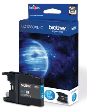 Brother LC-1280XLC (ink. azurový, 1200 str. @ 5%)