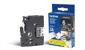 BROTHER laminovaná páska TZE-315/ černá-bílá/ 6mm