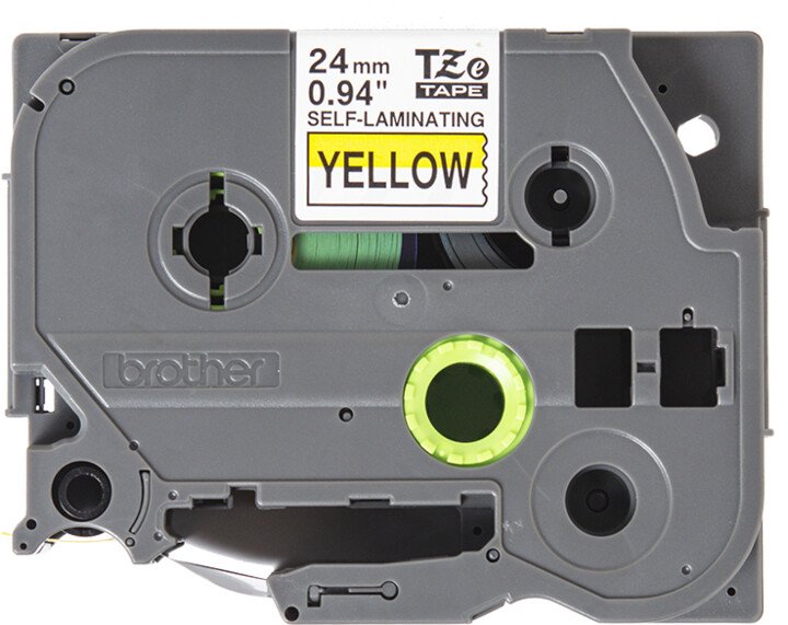 Brother TZE-SL651, žlutá/černá, 24mm, samolaminovací
