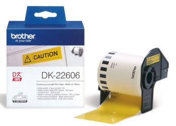 Brother - DK-22606 (žlutá filmová role 62mm x 15,24m)