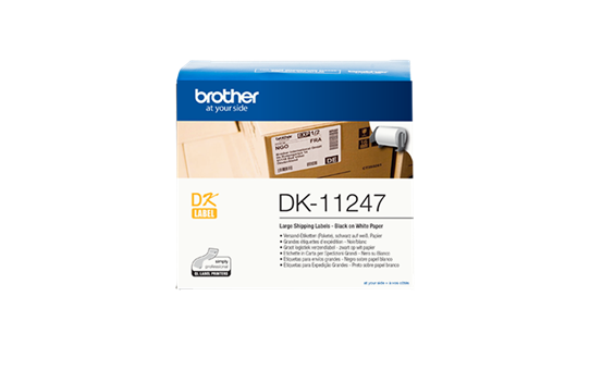 Brother - DK-11247  (papírové velké adresní štítky - 180 ks) 103mm x 164mm