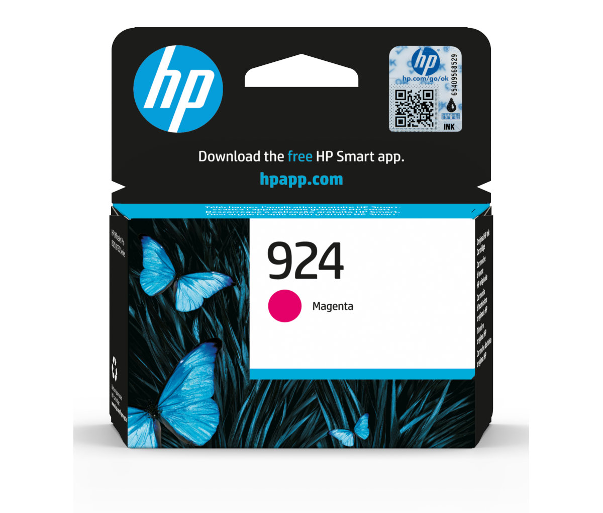 HP 924 ink. náplň purpurová, 4K0U4NE