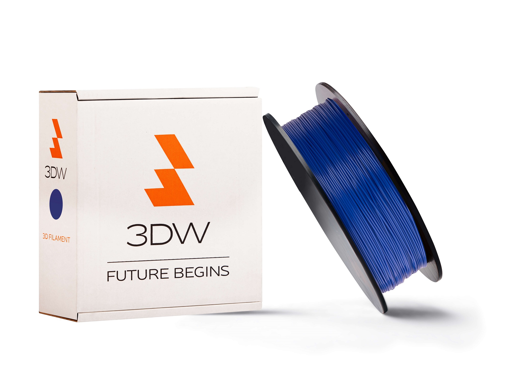3DW - PLA filament 1,75mm tm.modrá, 1kg, tisk 190-210°C