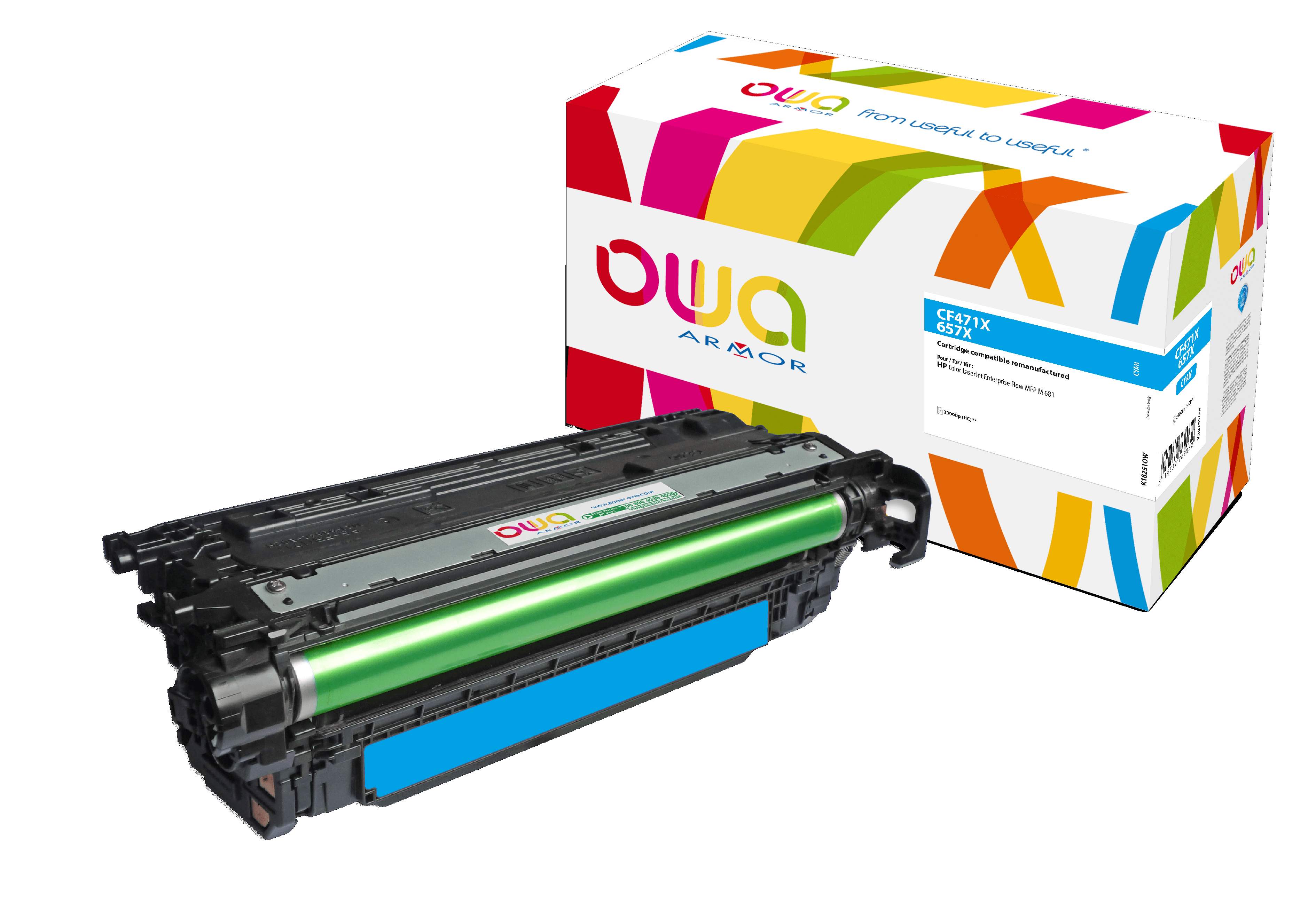 OWA Armor toner kompatibilní s HP CF471X, 23000st, modrá/cyan