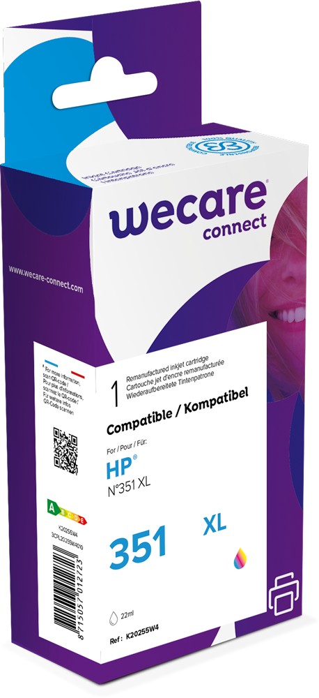 WECARE ARMOR ink kompatibilní s HP CB338E, 3barvy, HC
