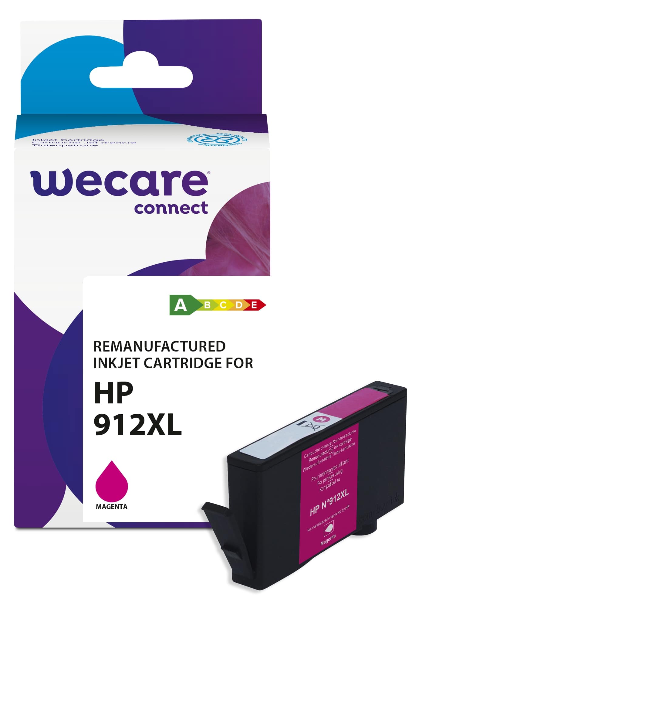 WECARE ARMOR ink kompatibilní s HP 3YL82A, 912XL, červená/magenta