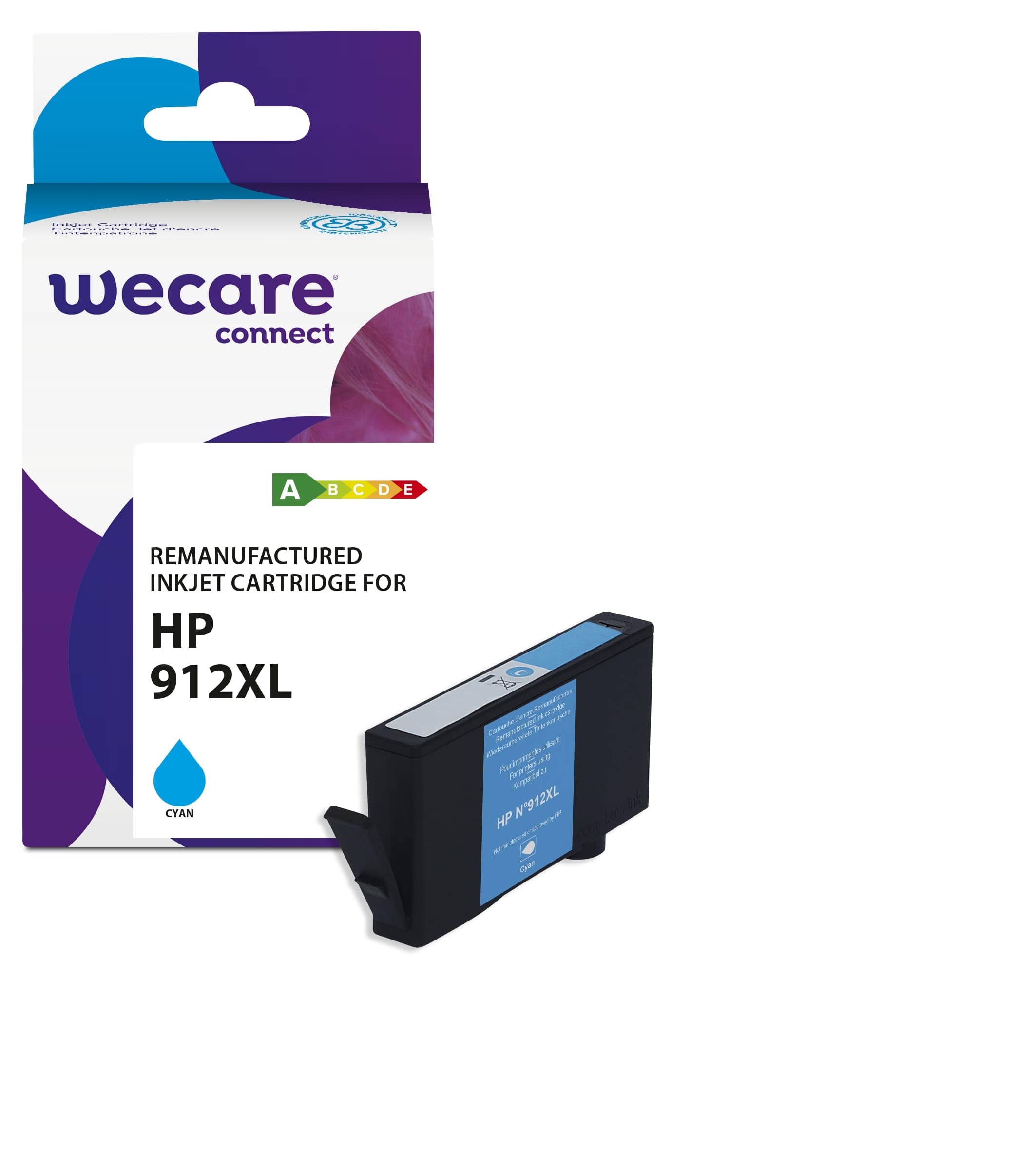 WECARE ARMOR ink kompatibilní s HP 3YL81A,912XL, modrá/cyan