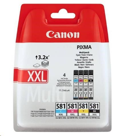 Canon CLI-581XXL BK/C/M/Y MULTI SEC