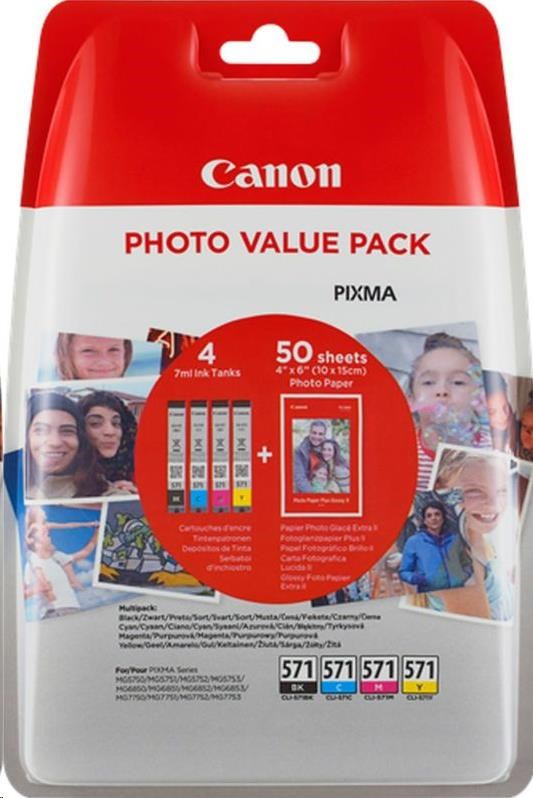 Canon CLI-571XL BK/C/M/Y PHOTO VALUE