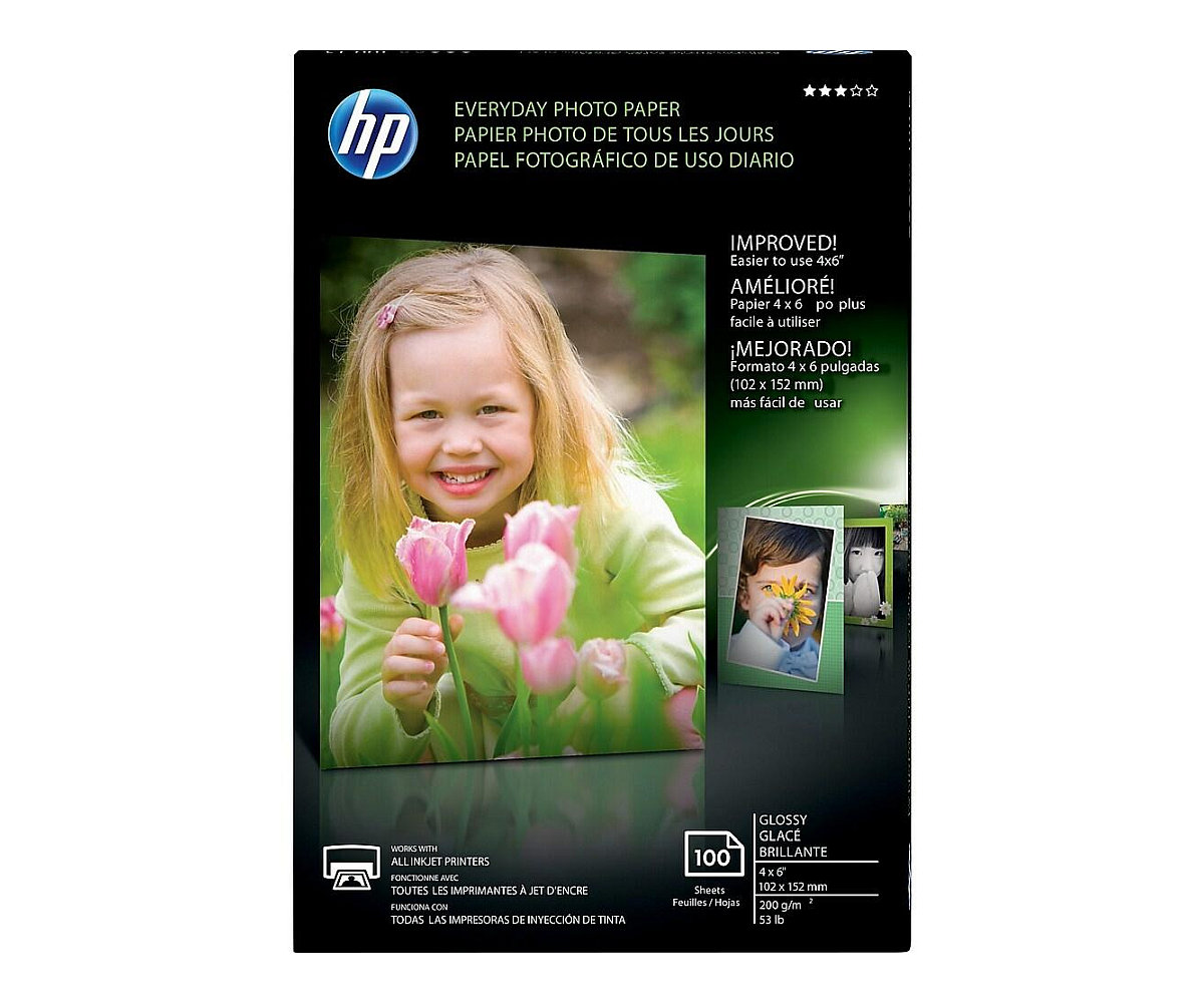 HP Photo Paper, A4, pololesk, 170g, 100 ks