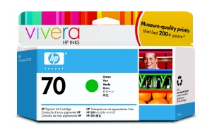 HP no 70 zelená inkoustová kazeta, C9457A