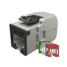 Samorezný keystone Solarix CAT6A STP SXKJ-10G-STP-RAL-SA,RAL FIT modul