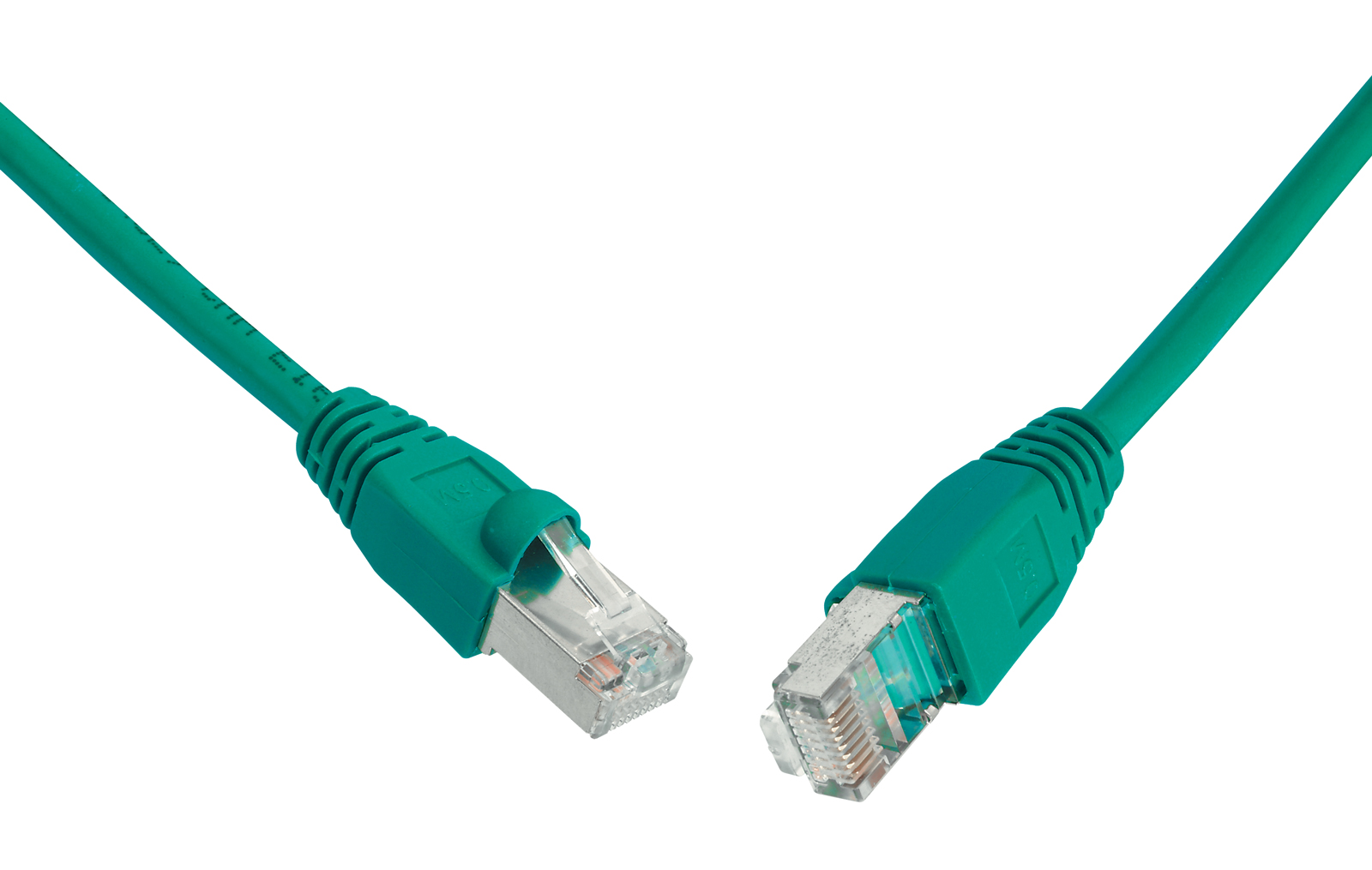 SOLARIX patch kabel CAT6 UTP PVC 0,5m zelený