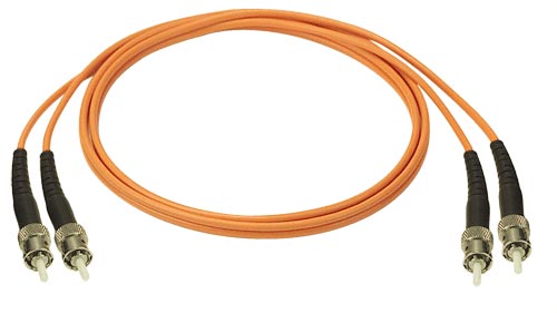 Optický patch kabel duplex ST-ST 50/125 MM 0,5m OM3