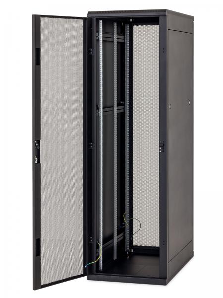Stojanový rozvádzač 19" 42U (š)800x(h)1000, predné a zadné dvere 80% s