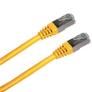 Patch cord FTP cat5e 5M žlutý