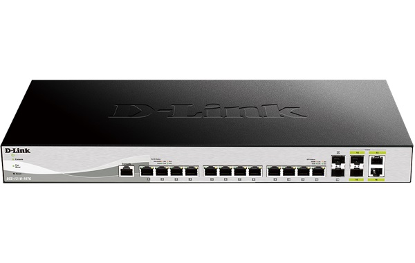D-Link DXS-1210-16TC Smart Managed Switch, 12x 10G, 2x SFP+ & 2x Combo
