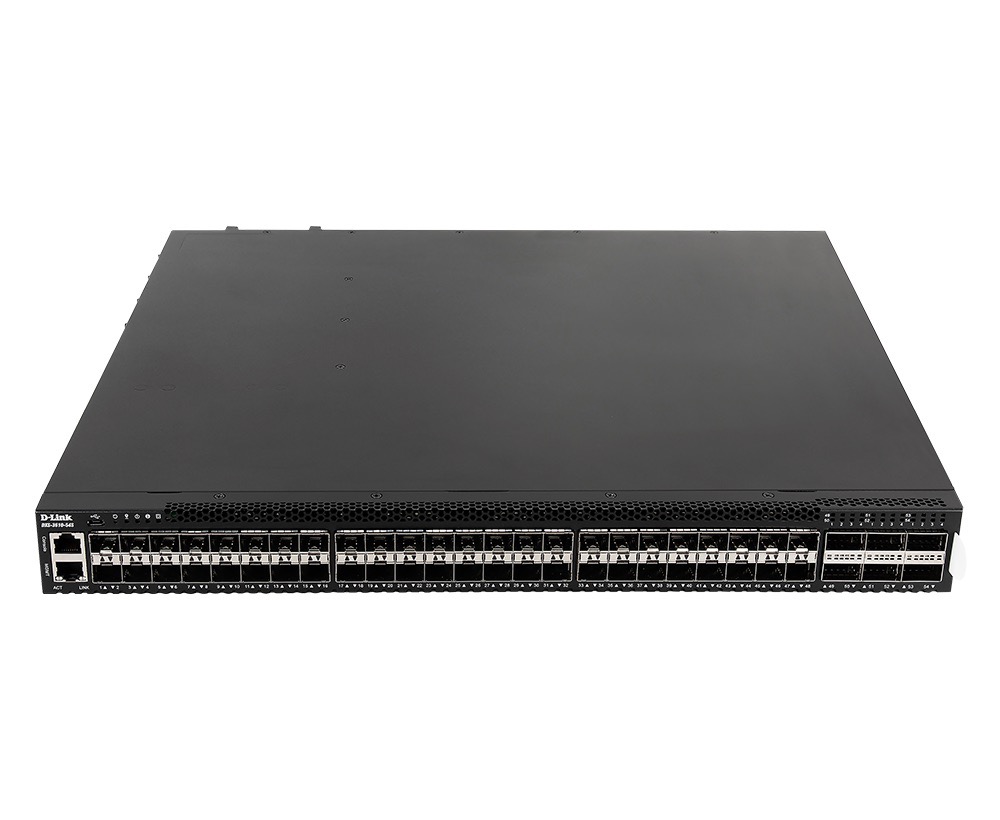 D-Link DXS-3610-54S/SI/E L3 stackable switch, 48x 1/10GbE SFP/SFP+, 6x
