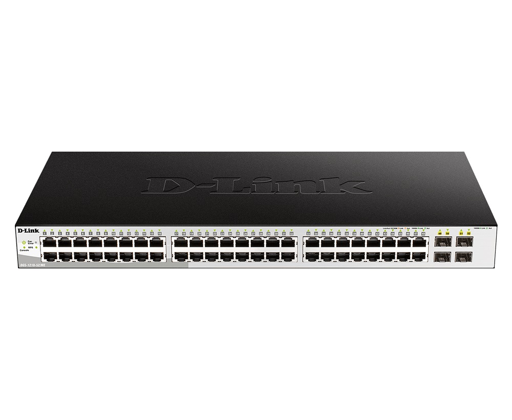 D-Link DGS-1210-52/ME/E 48x 1G + 4x 1G SFP Metro Ethernet Managed Swit