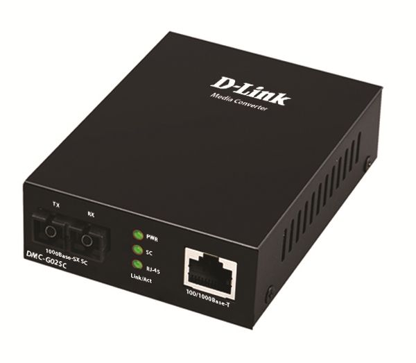 D-Link DMC-G02SC/E - 100/1000Base-t to 1000Base-SX SC Multi-mode Media